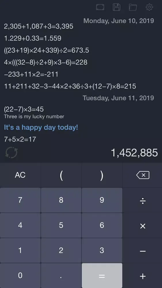 Calculator SP スクリーンショット
