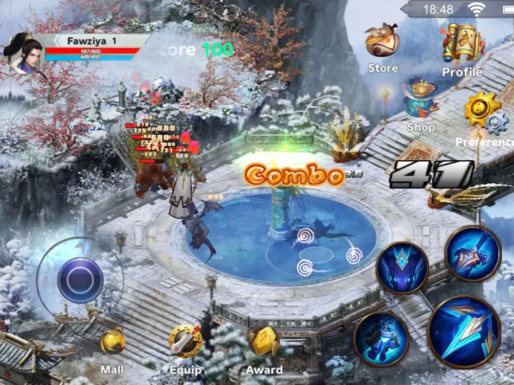 ภาพหน้าจอของ Snow Sword Fairy iPad 