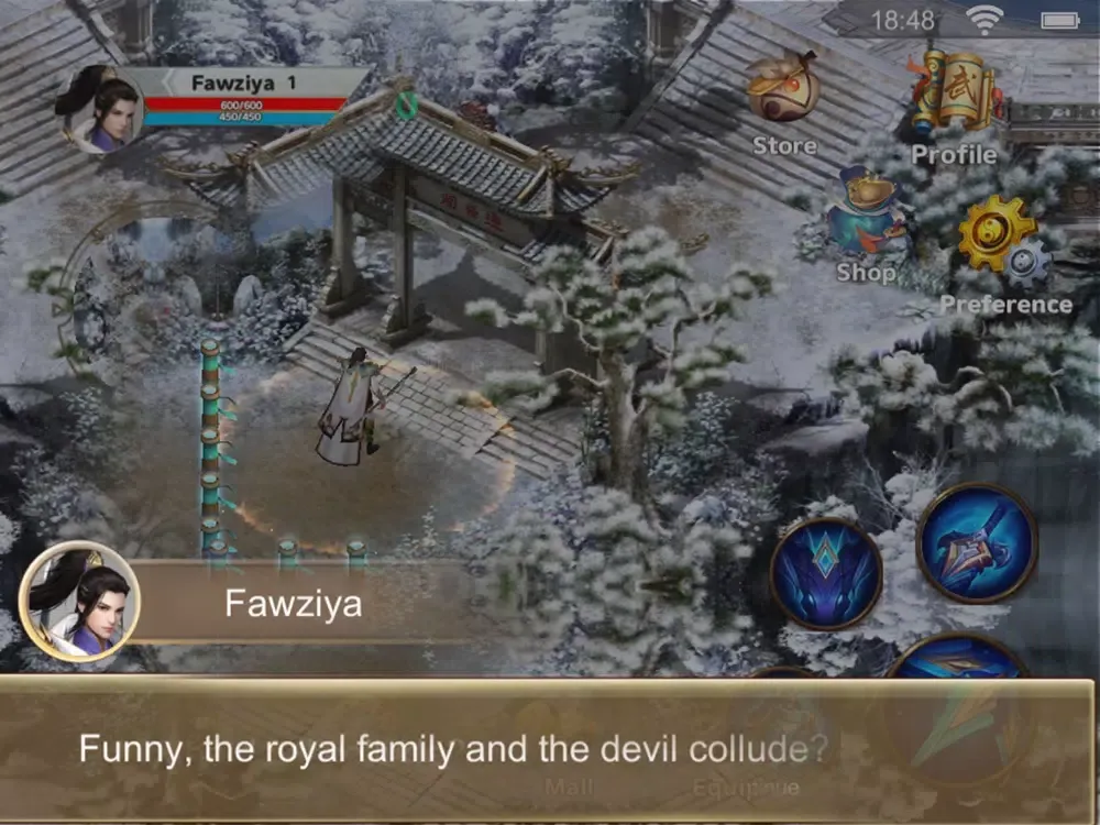 ภาพหน้าจอของ Snow Sword Fairy iPad 
