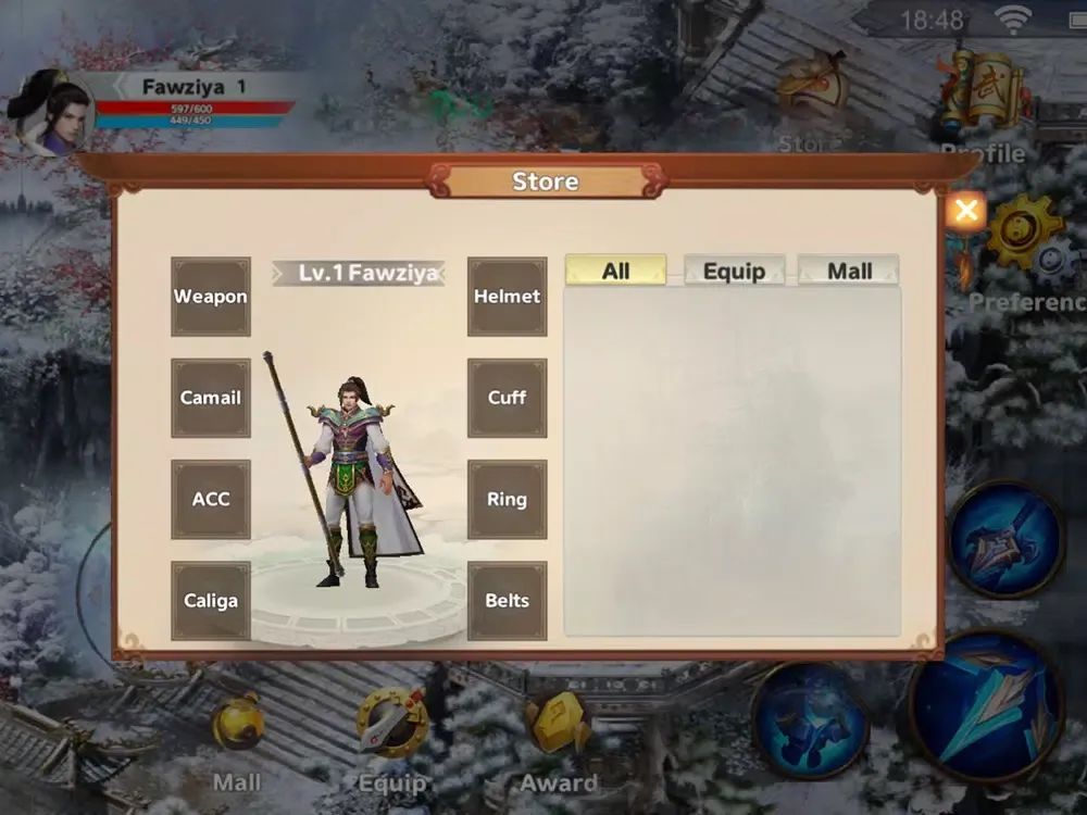 ภาพหน้าจอของ Snow Sword Fairy iPad 
