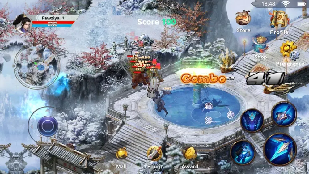 ภาพหน้าจอของ Snow Sword Fairy