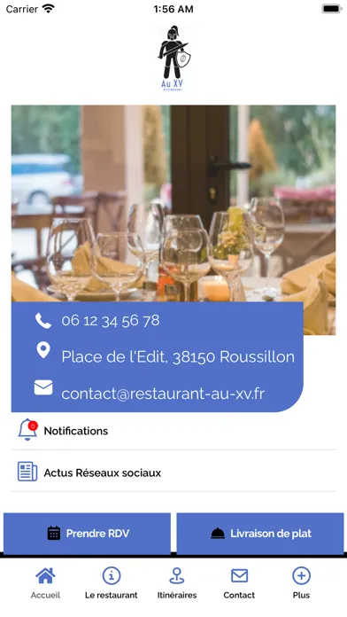 Restaurant au XV Ekran Görüntüleri
