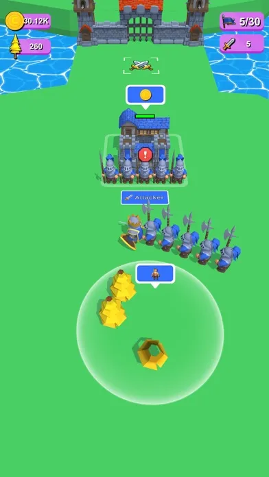 Lords Clash:Idle Castle Raider 스크린샷