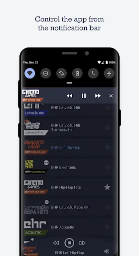 Tangkapan layar Online Latvian Radio