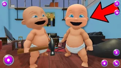 Baby Twins Walker Pranks Games سکرین شاٹس