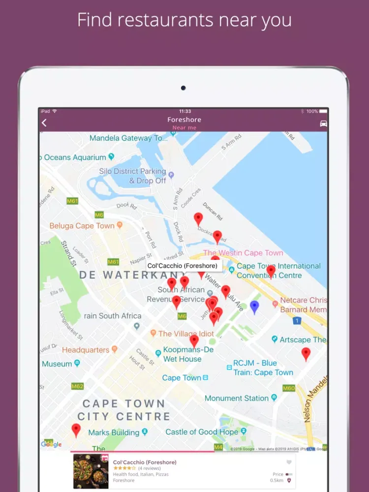 Capturas de pantalla de Eat Out - Restaurant Bookings iPad 