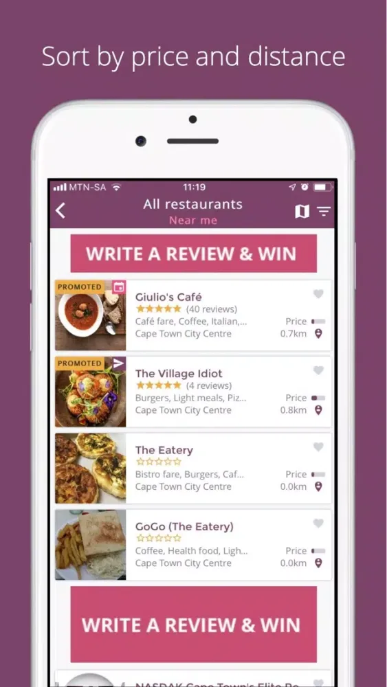 Capturas de pantalla de Eat Out - Restaurant Bookings