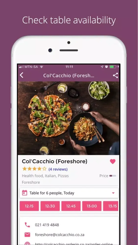 Capturas de pantalla de Eat Out - Restaurant Bookings