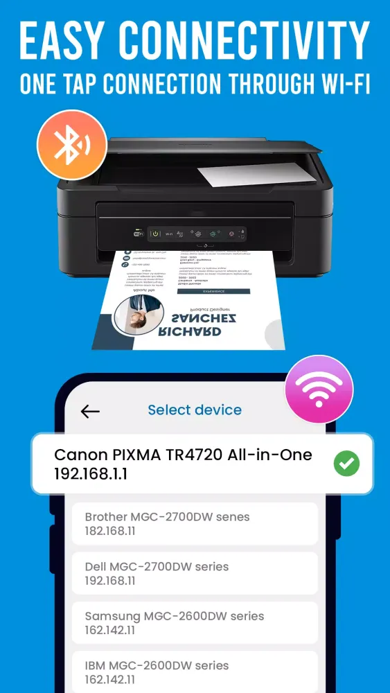 Ảnh chụp màn hình của Smart Printer