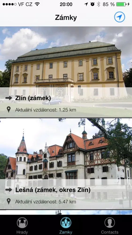 Скриншоты Hrady a zámky České republiky