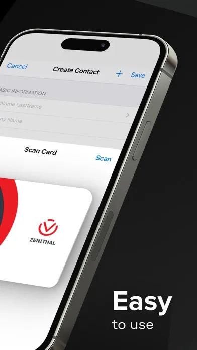Capturas de tela do ScanBox: Business Card Scanner