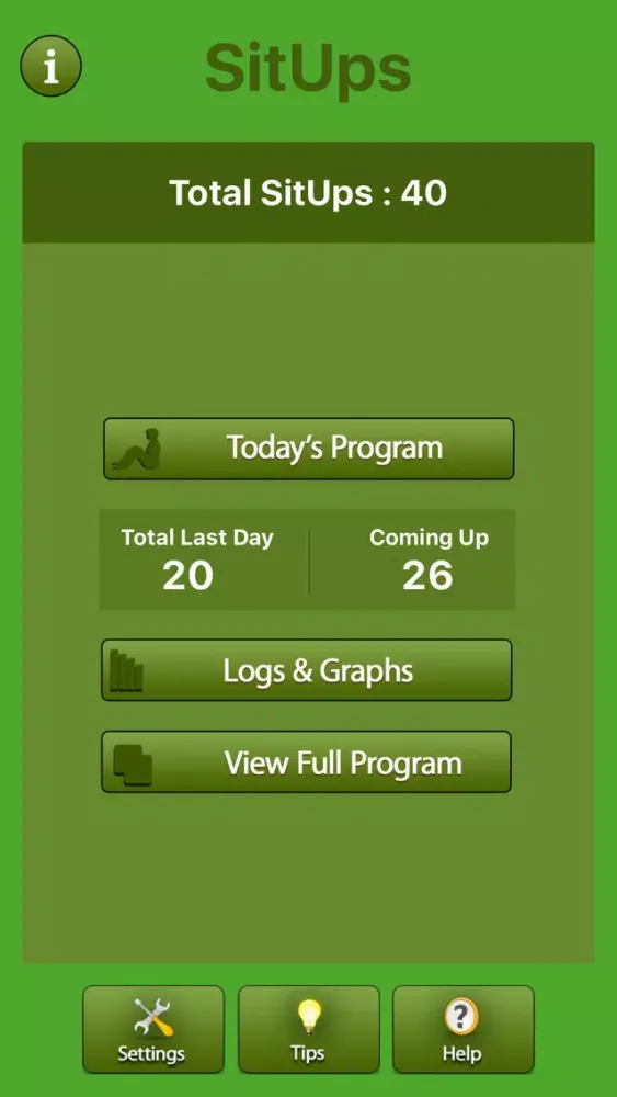 Captures d'écran de Situps Fitness Workout