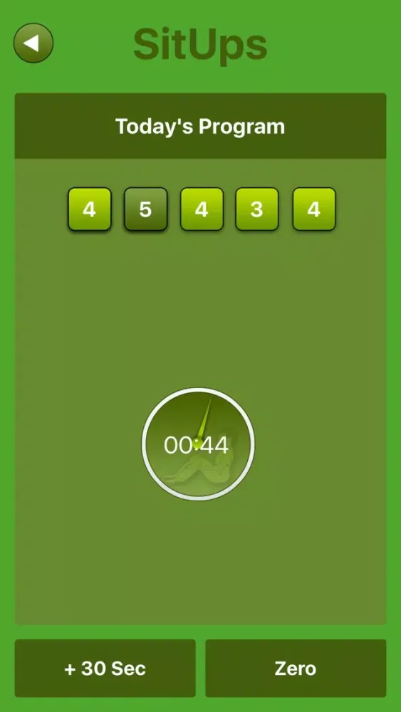 Captures d'écran de Situps Fitness Workout