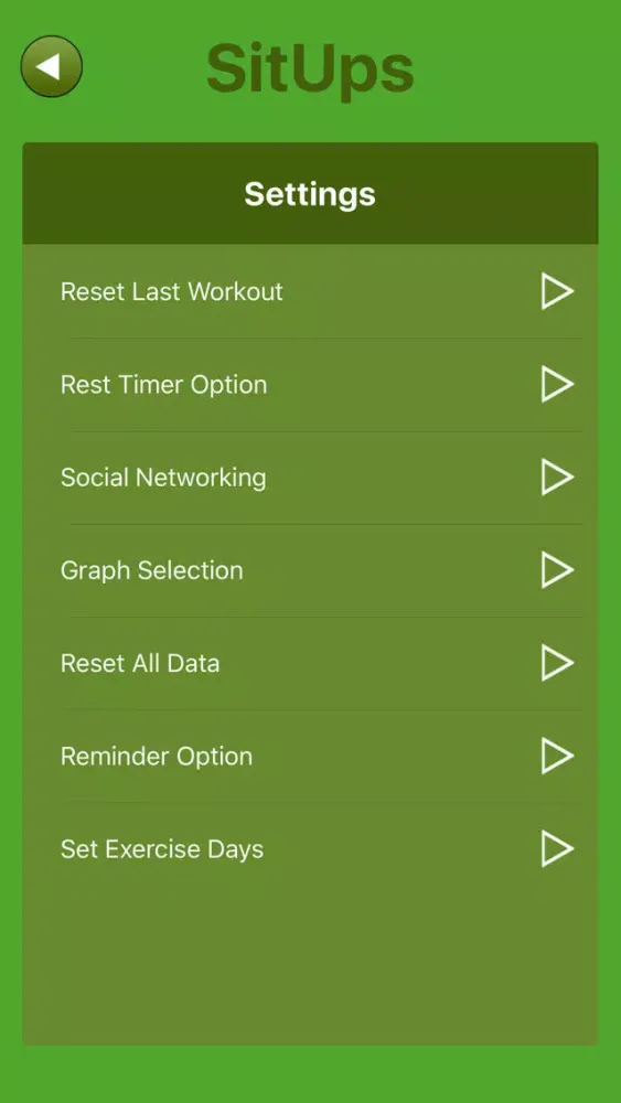Captures d'écran de Situps Fitness Workout