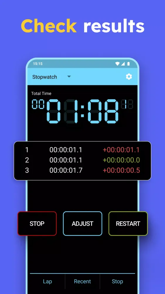 Tangkapan skrin Stopwatch & Timer