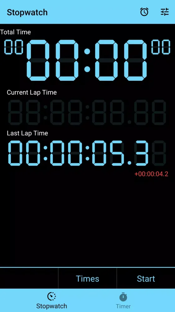 Tangkapan skrin Stopwatch & Timer