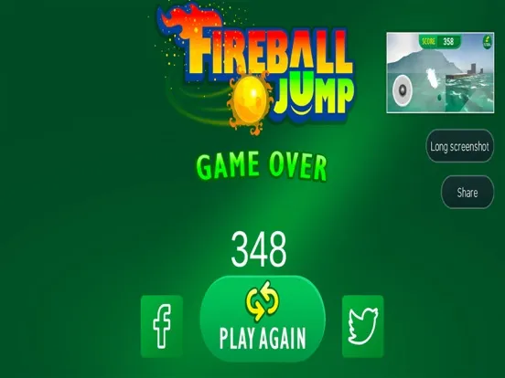Captures d'écran de Fireball Jump iPad 