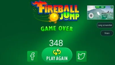 Captures d'écran de Fireball Jump