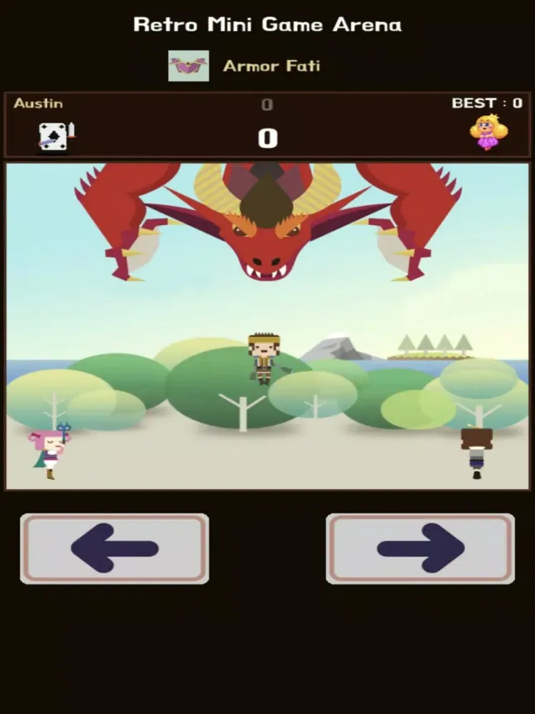 Retro Mini Game Arena iPad  स्क्रीनशॉट