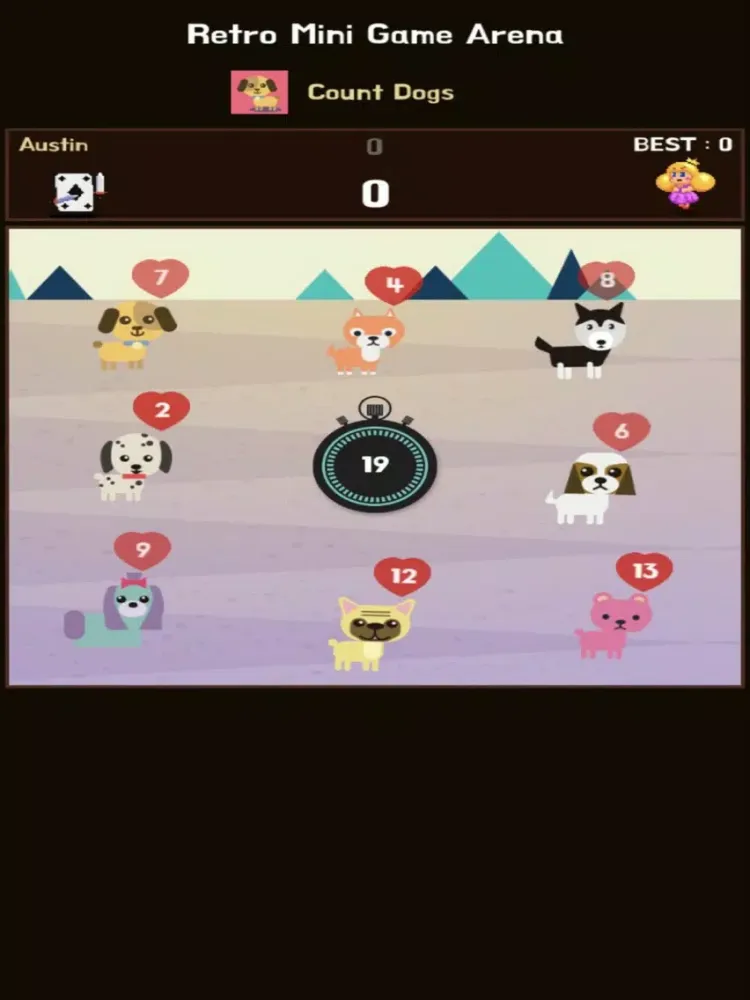Retro Mini Game Arena iPad  स्क्रीनशॉट