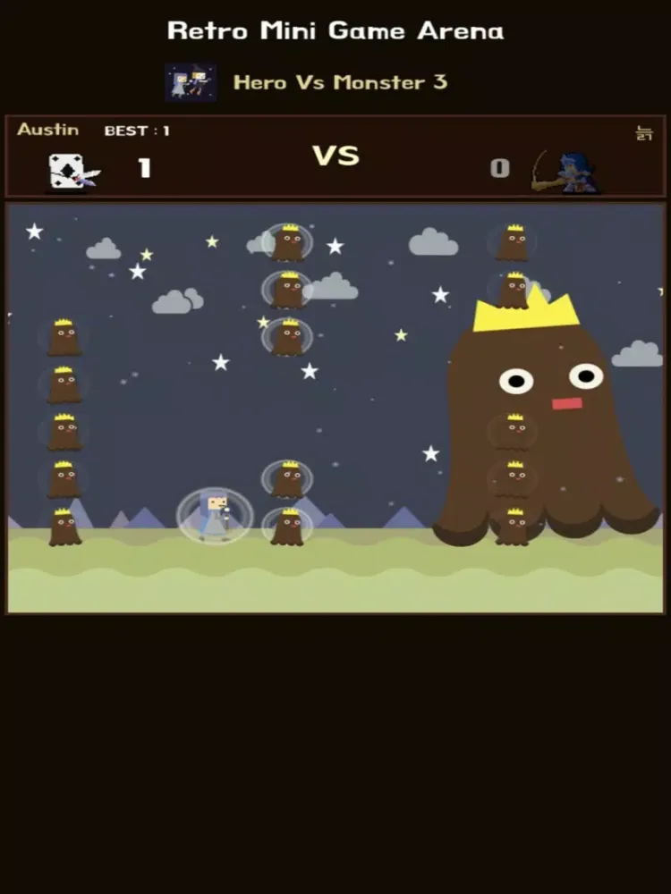 Retro Mini Game Arena iPad  स्क्रीनशॉट