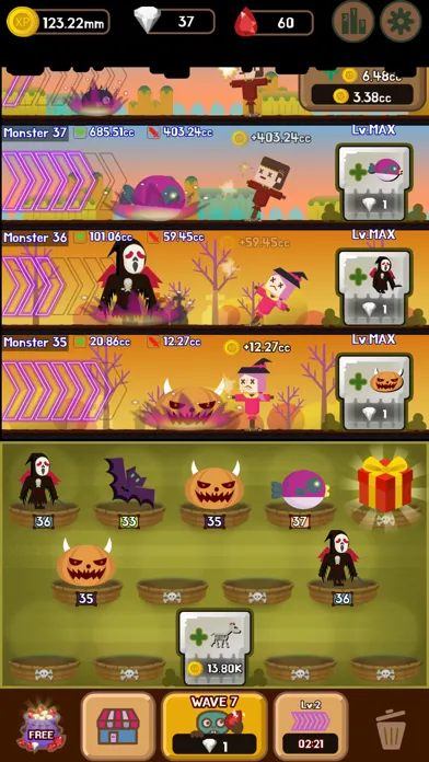 DungeonMon :Idle Merge Monster应用截图