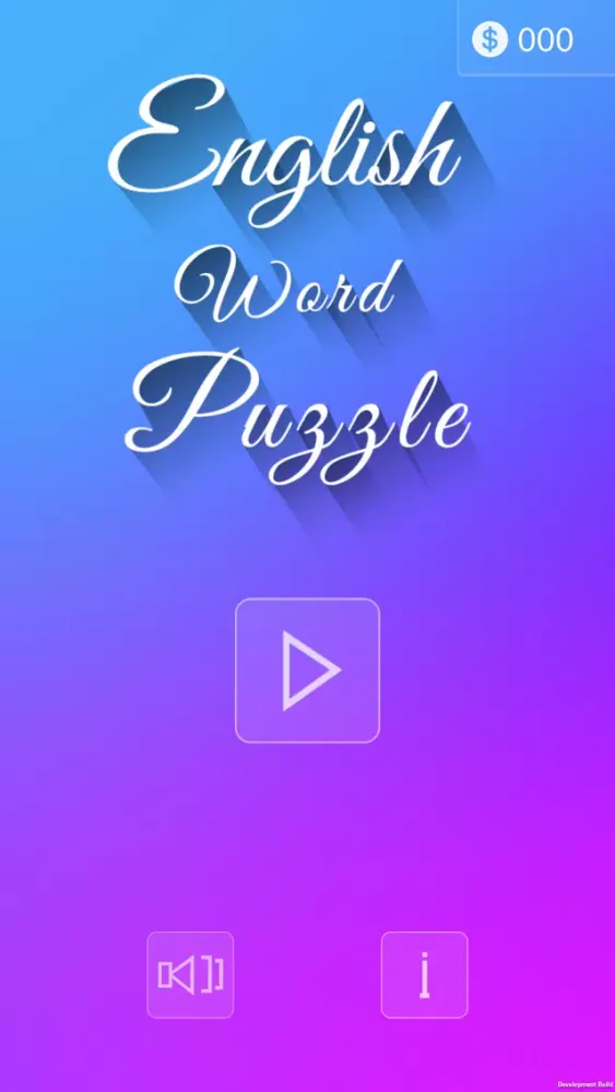 English Word Puzzle : A new type of English Crossword Ekran Görüntüleri