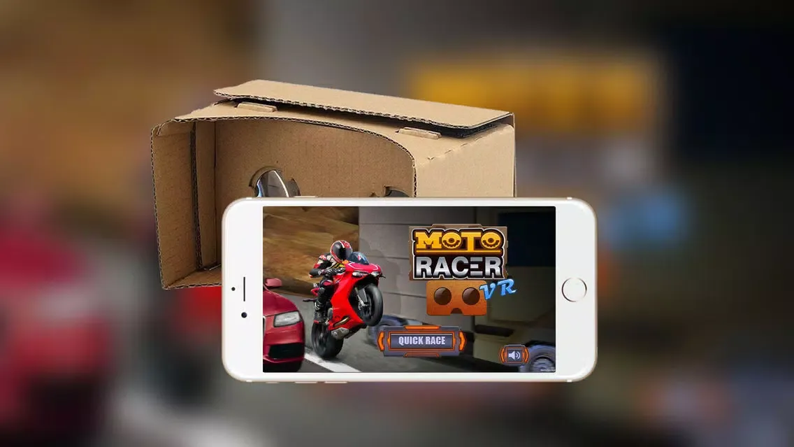 Capturas de tela do Moto Racer VR