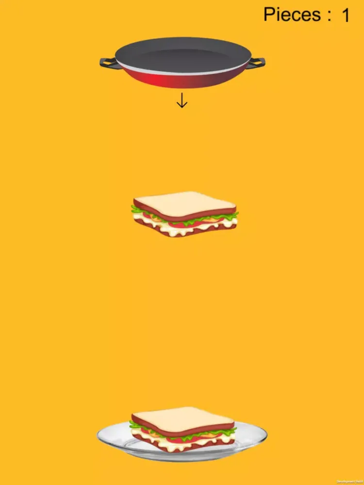 Tangkapan layar Sandwich Tower iPad 