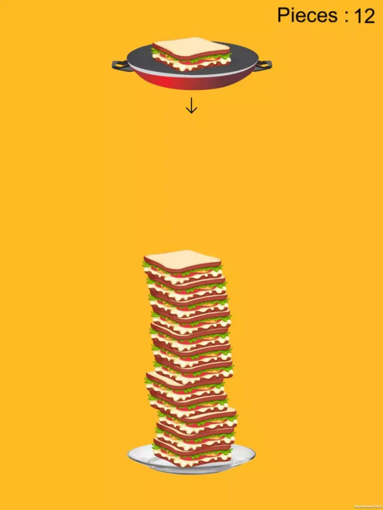 Tangkapan layar Sandwich Tower iPad 