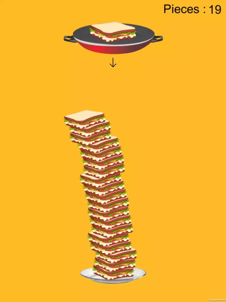 Tangkapan layar Sandwich Tower iPad 