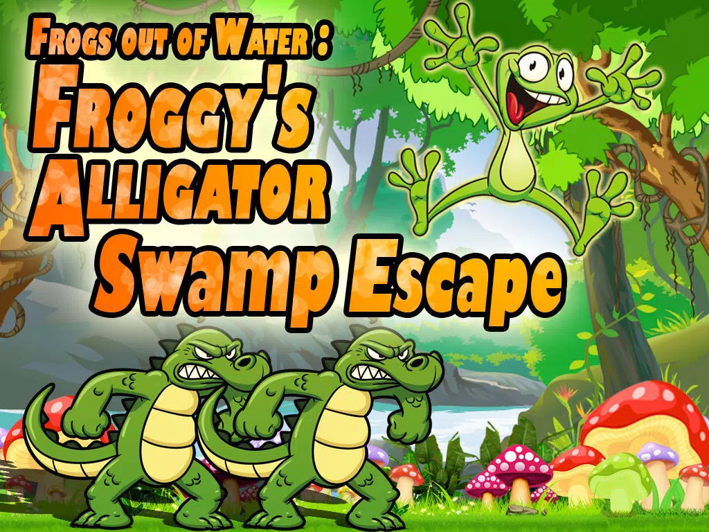 Frogs Out of Water : Froggy's Alligator Swamp Escape iPad  Screenshots