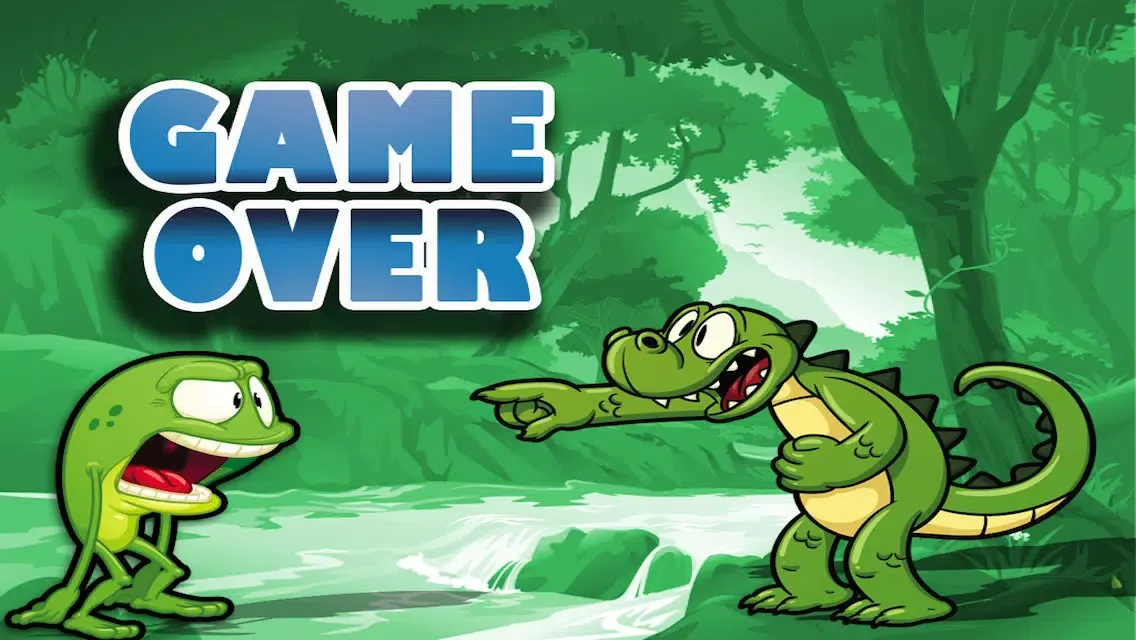 Screenshot di Frogs Out of Water : Froggy's Alligator Swamp Escape