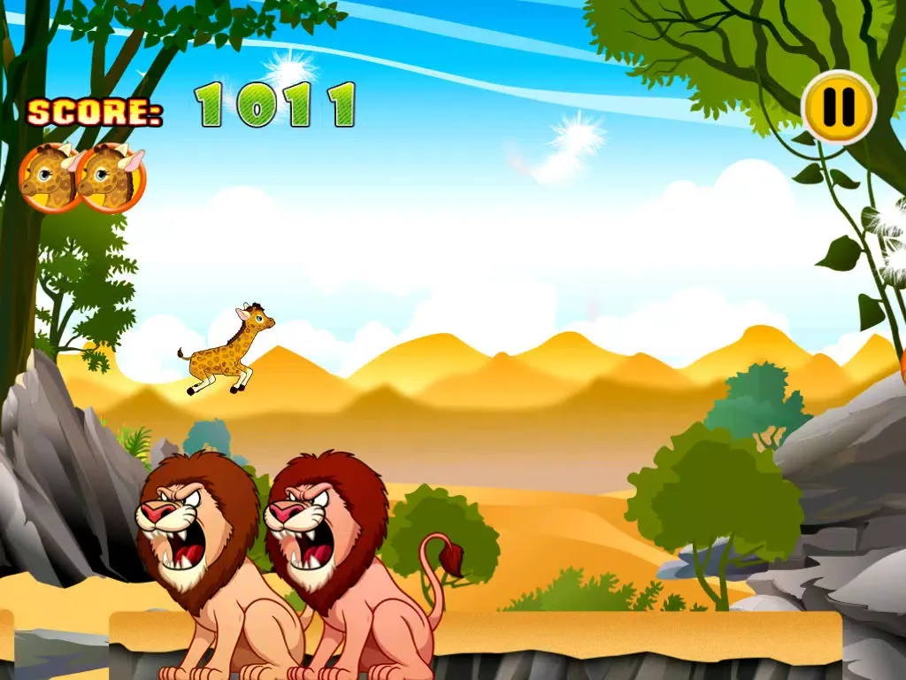 Captures d'écran de Baby Giraffe Little Zoo Run : Scary Animal Rescue iPad 