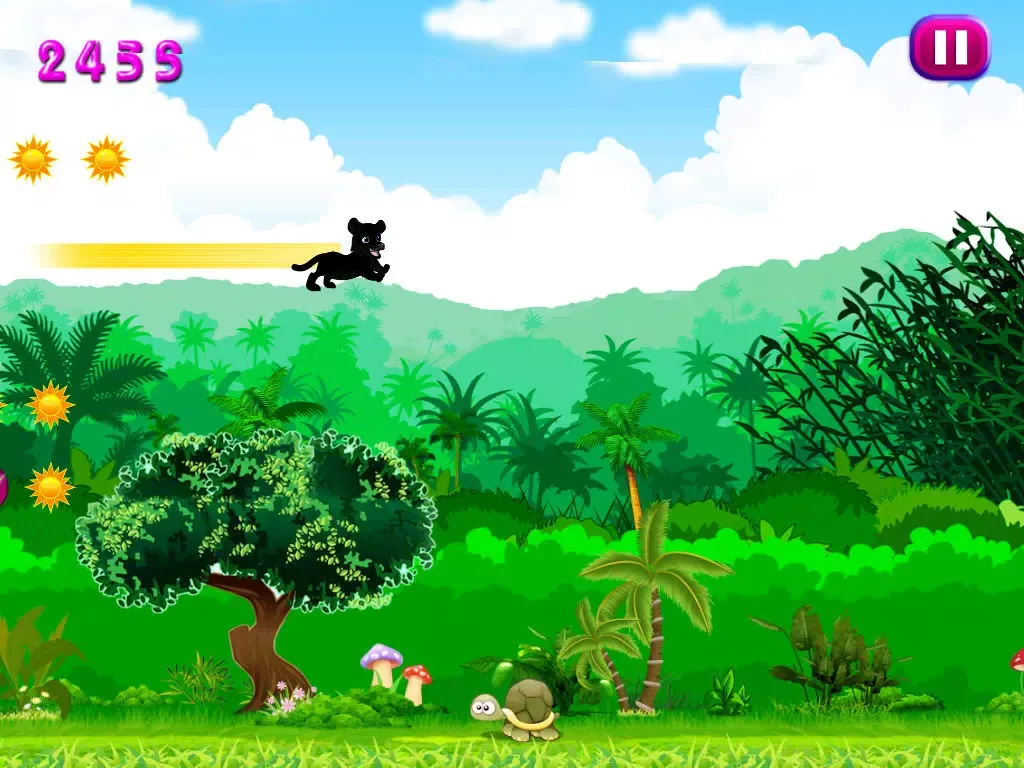 Capturas de tela do Baby Jaguar Jungle Sky Dash : Beyond the Rescue iPad 