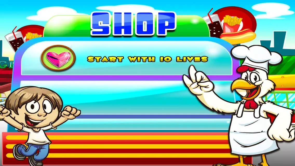 Chicken Nugget Run Escape the Streetfood Monsters if You Can سکرین شاٹس