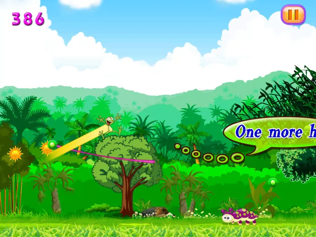 ภาพหน้าจอของ Frogs Out of Water : Froggy's Super Sky Dash iPad 