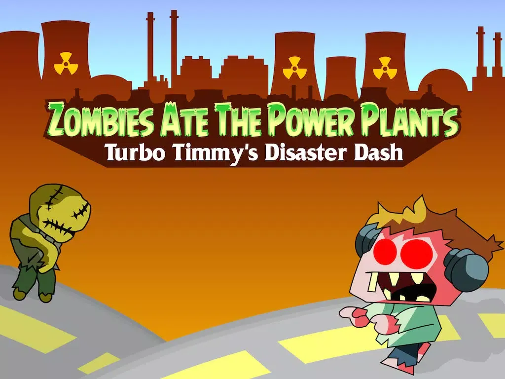 Capturas de tela do Zombies Ate The Power Plants : Turbo Timmy's Disaster Dash iPad 