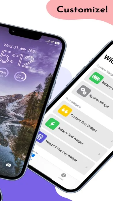 Universal Widget Screenshots