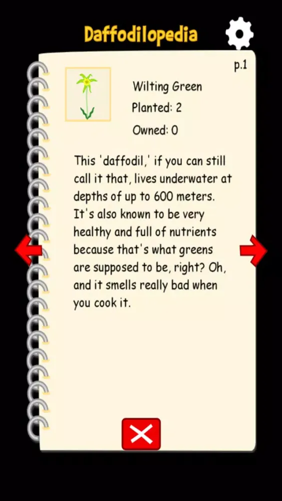 ภาพหน้าจอของ Daffodil Mutator