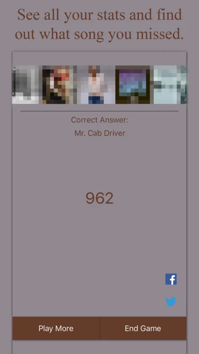 Capturas de tela do Music Quiz Lite