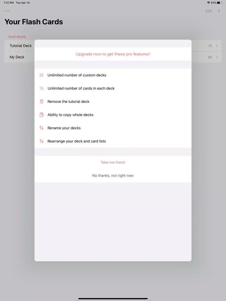 Your Flash Card iPad  Screenshots