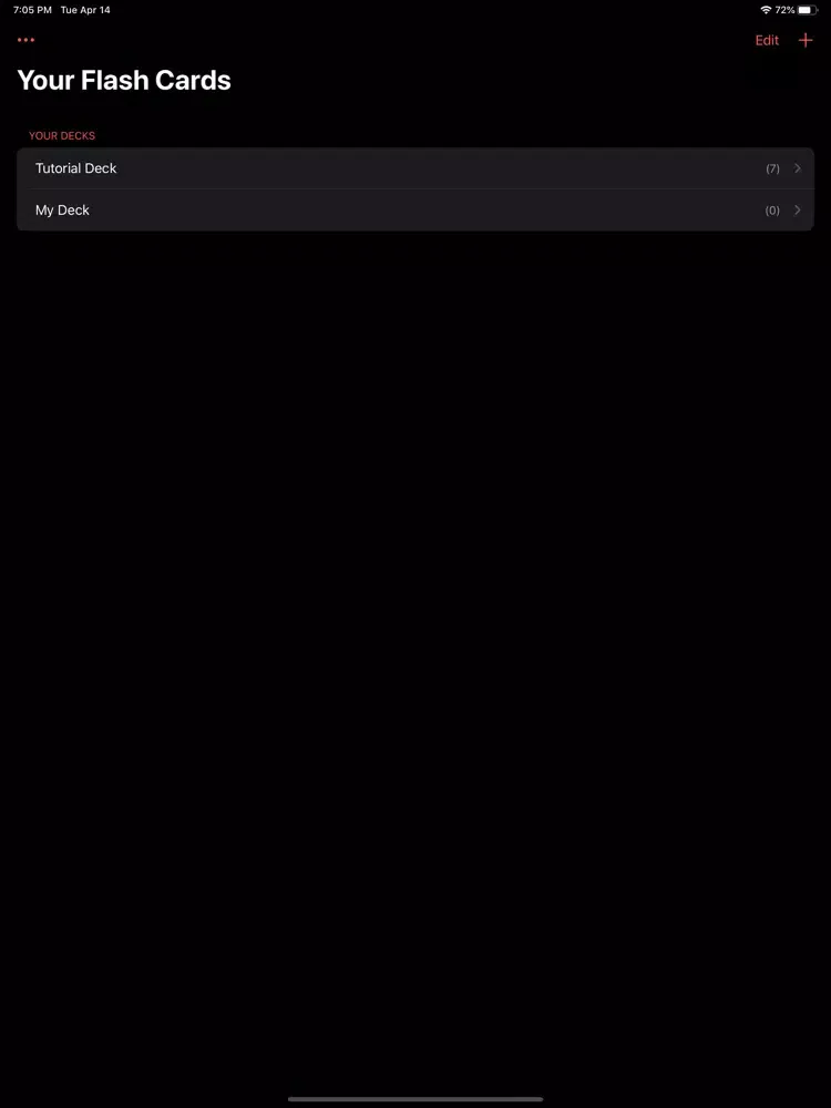 Your Flash Card iPad  Screenshots