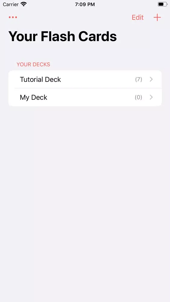 Your Flash Card Screenshots