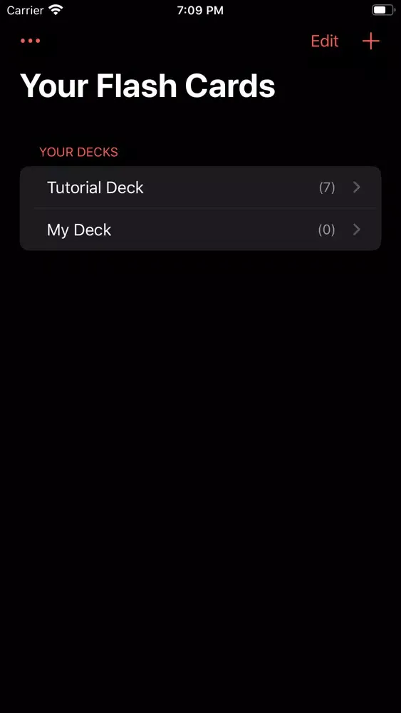 Your Flash Card Screenshots