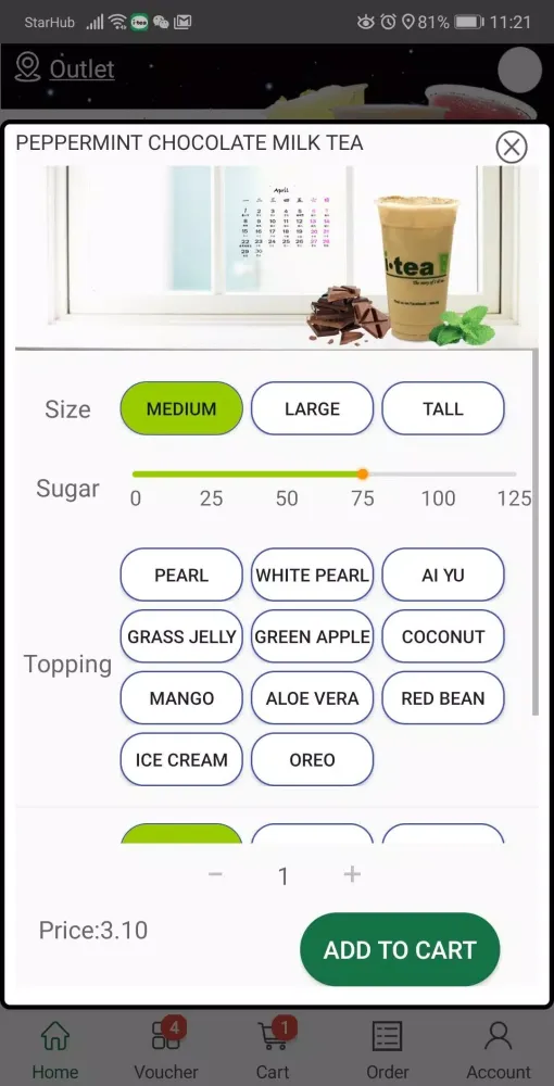 Screenshot di itea