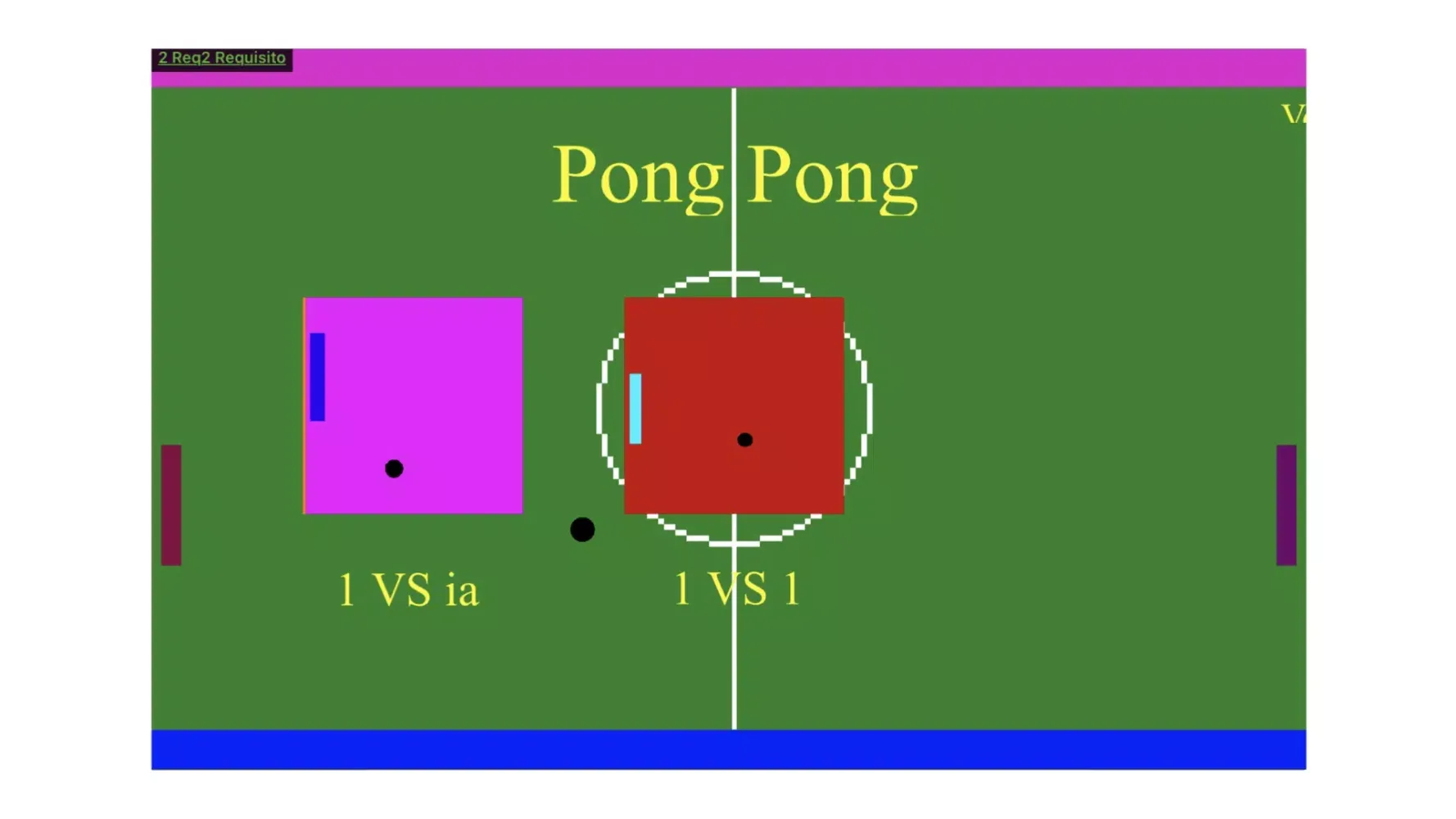 ภาพหน้าจอของ Pong Pong