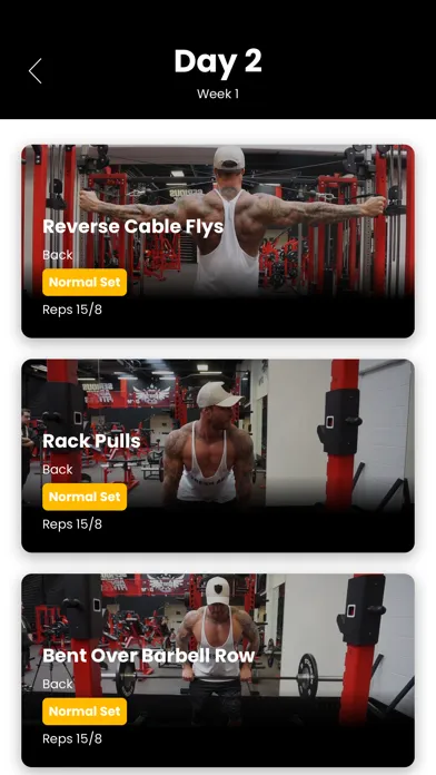 Zac Smith Fitness App سکرین شاٹس
