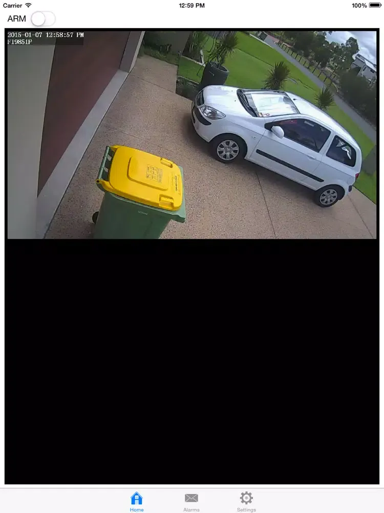 Скриншоты Securacam iPad 