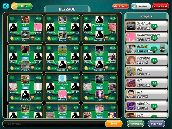 Captures d'écran de 101 Yüzbir Okey Zade Games iPad 